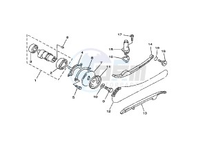 VP VERSITY 300 drawing CAMSHAFT -CHAIN