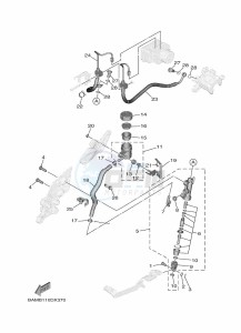 MT-09 SP MTN890D (BAMA) drawing REAR MASTER CYLINDER