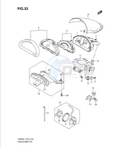 VZ800L1 drawing SPEEDOMETER (VZ800L1 E19)