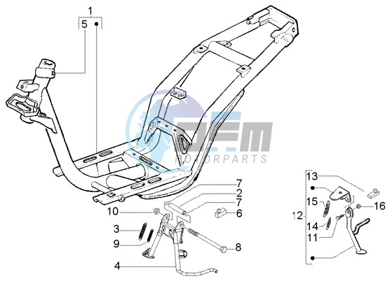 Chassis - Central stand