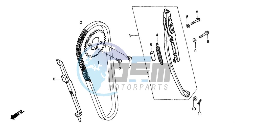 CAM CHAIN/TENSIONER