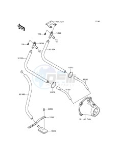 JET_SKI_ULTRA_LX JT1500KDF EU drawing Bilge System