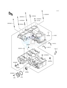 ZR 550 B [ZEPHYR] (B1-B4) [ZEPHYR] drawing CRANKCASE