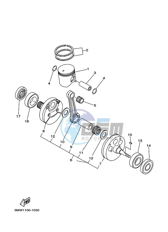 CRANKSHAFT & PISTON