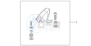 CBR1000RR9 Australia - (U / MK) drawing CARBON FIBER HUGGER