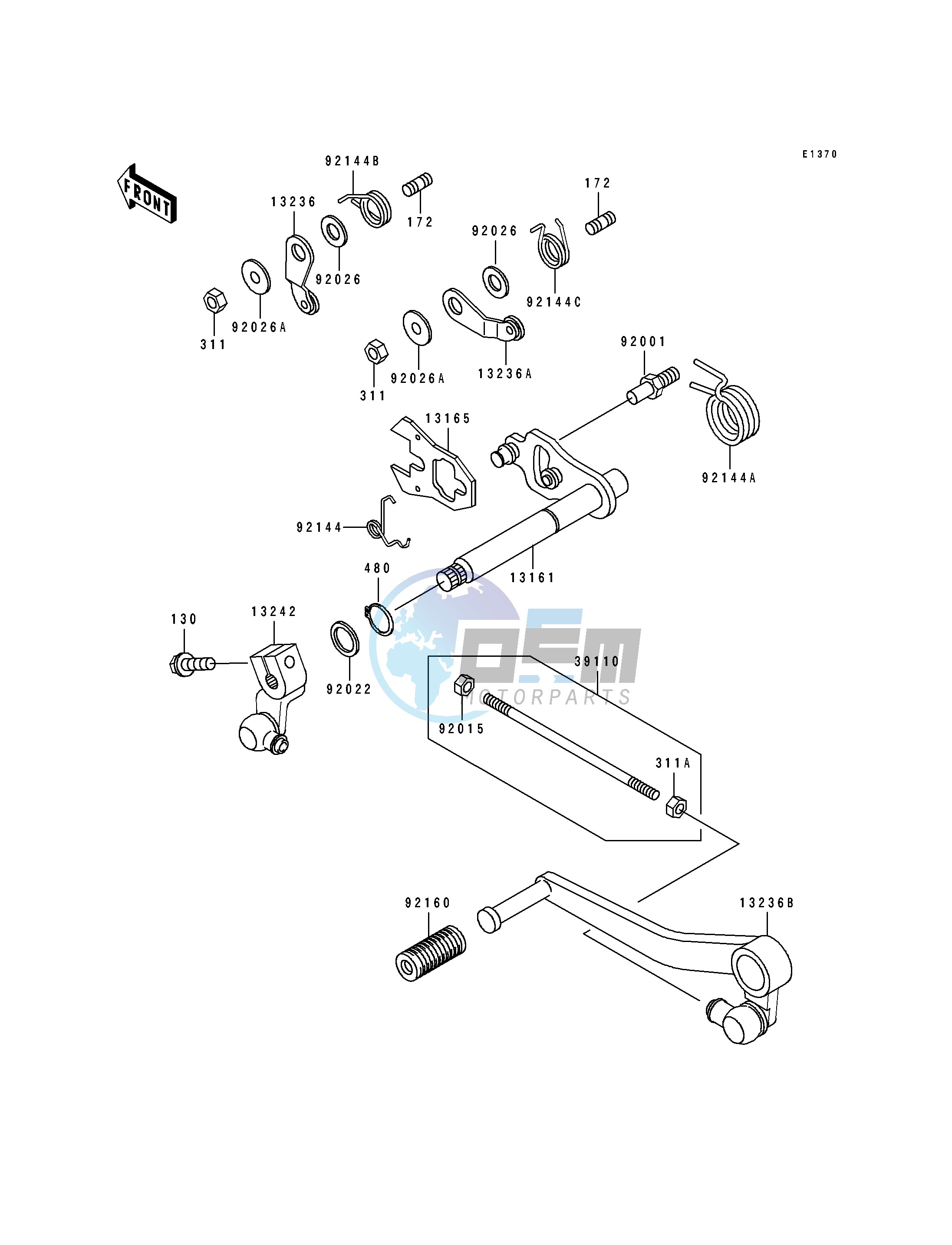 GEAR CHANGE MECHANISM