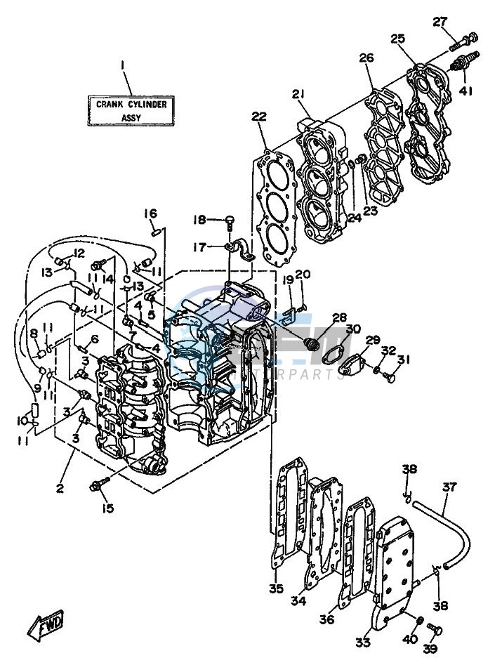 CYLINDER--CRANKCASE