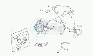 California 1100 Stone Stone drawing Rear brake caliper