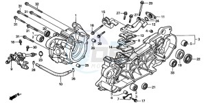 SRX90 50 drawing CRANKCASE/OIL PUMP