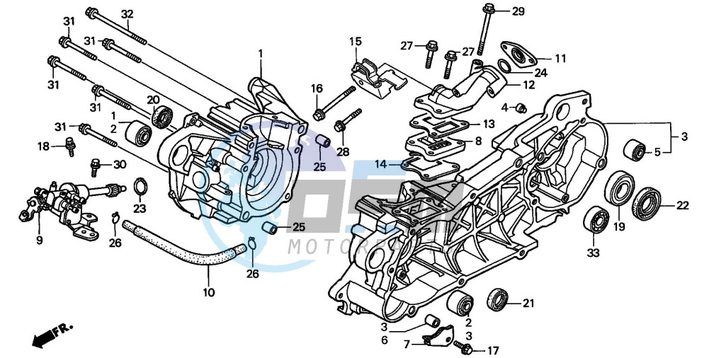 CRANKCASE/OIL PUMP