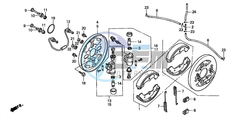 FRONT BRAKE PANEL