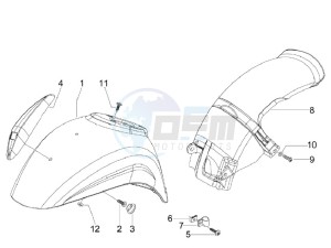 S 150 4T ie E3 Vietnam - Indonesia drawing Wheel housing - Mudguard