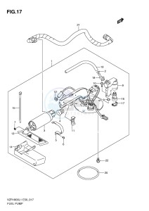 VZR1800 (E50) INTRUDER drawing FUEL PUMP