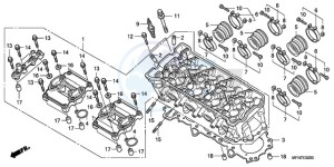 CB1000RA9 UK - (E / ABS MPH) drawing CYLINDER HEAD