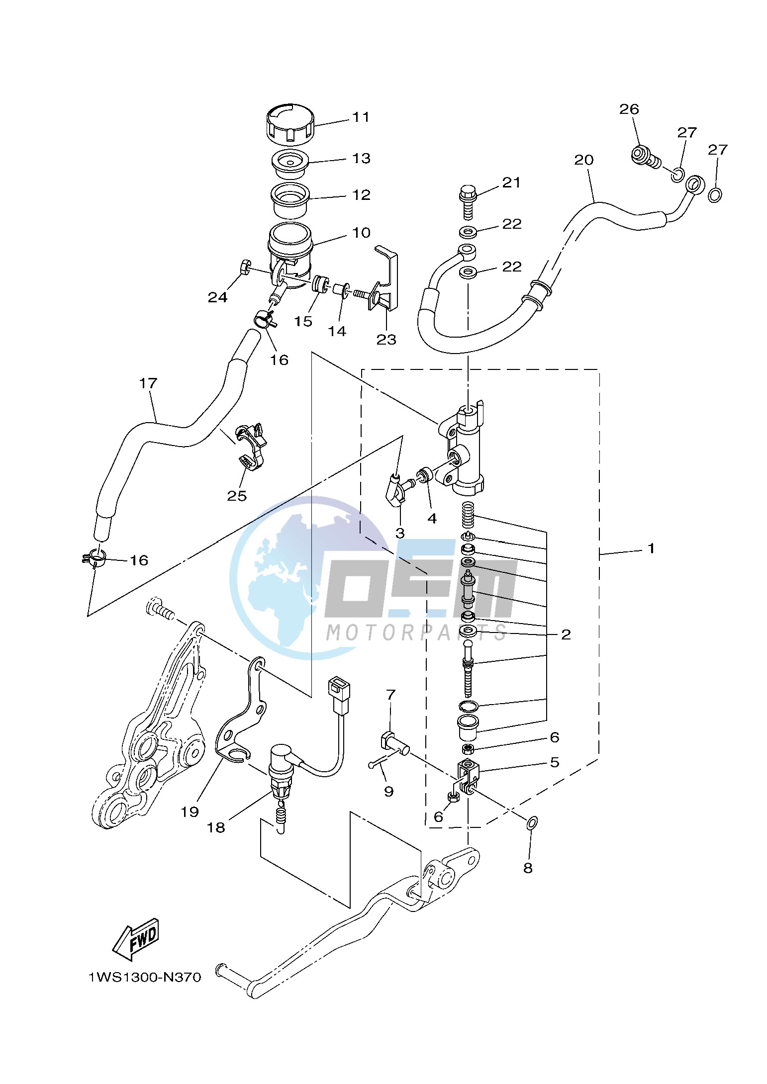 REAR MASTER CYLINDER