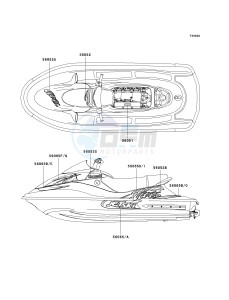 JH 1200 A [ULTRA 150] (A1-A4) [ULTRA 150] drawing DECALS-- WHITE- --- JH1200-A4- -