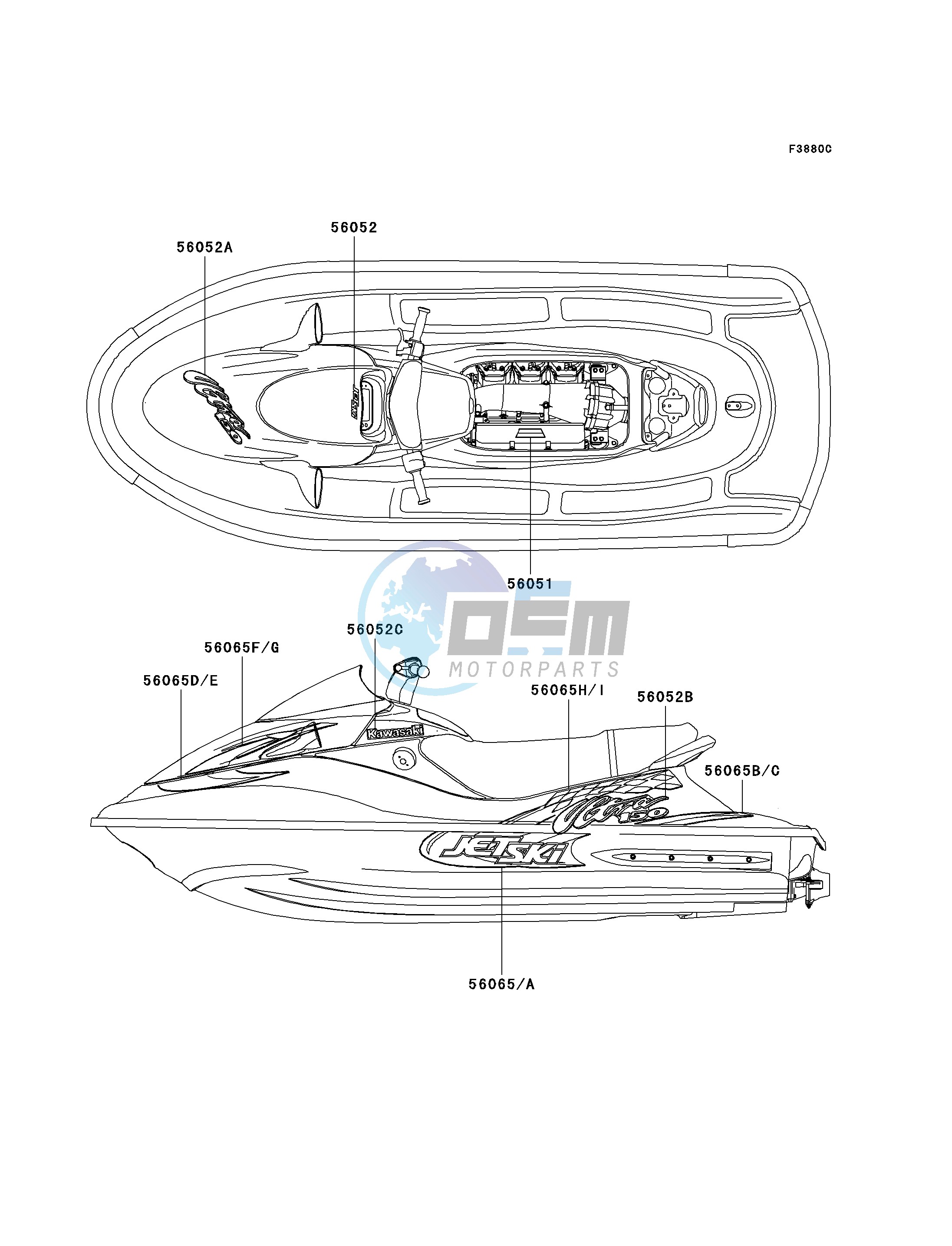 DECALS-- WHITE- --- JH1200-A4- -