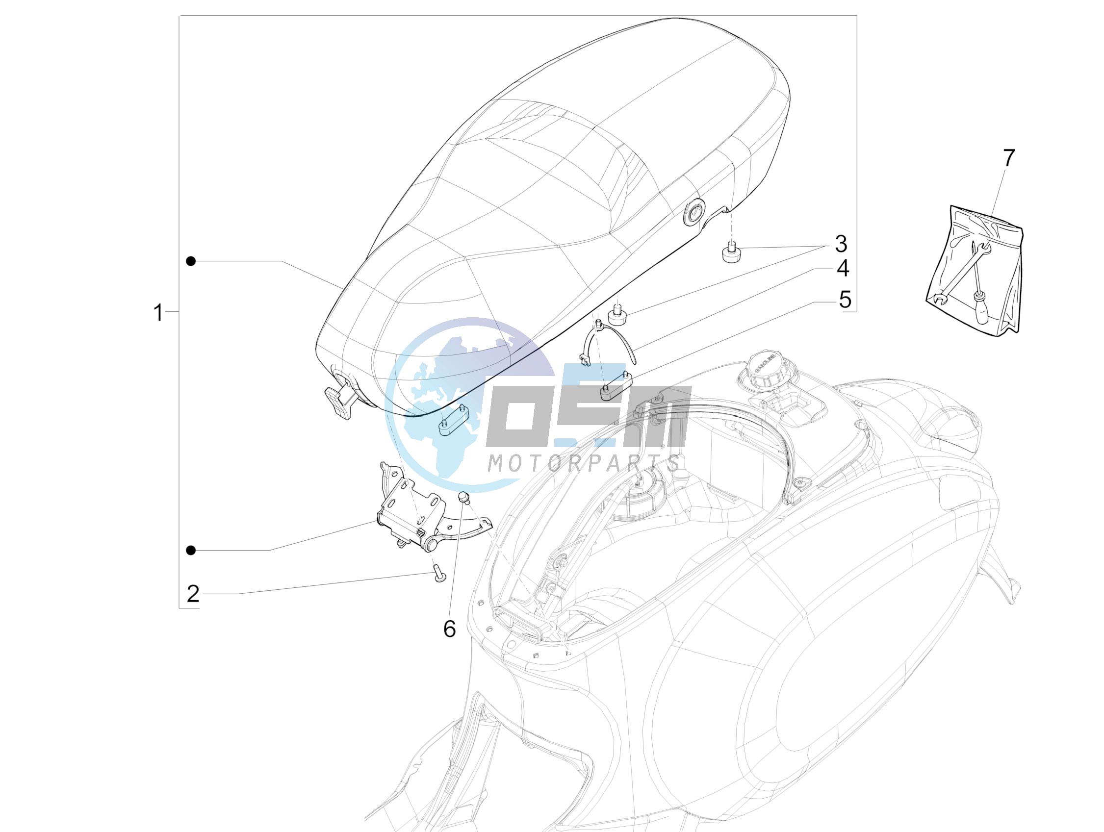 Saddle/seats