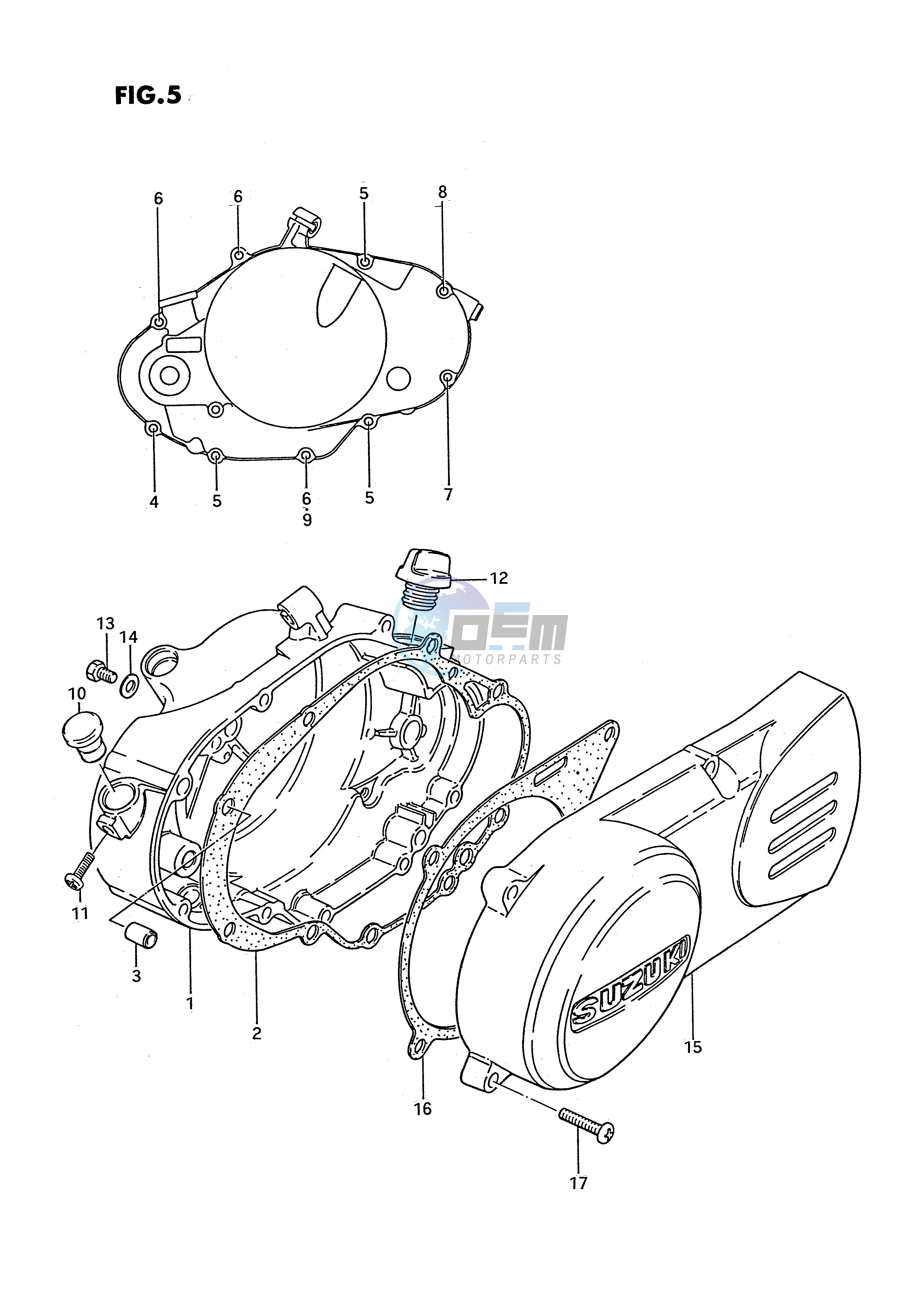 CRANKCASE COVER (E43)