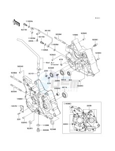 AN 112 D (D6F-D7F) D7F drawing CRANKCASE