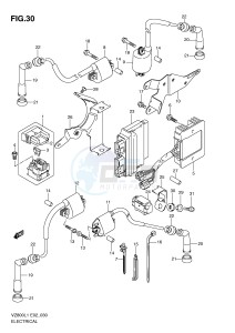 VZ800 (E2) MARAUDER drawing ELECTRICAL (VZ800L1 E24)