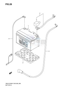 GSX-R1000 (E3-E28) drawing BATTERY