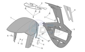 RST 1000 Futura drawing Front body - Front mudguard