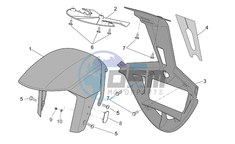 Front body - Front mudguard