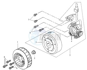 DD50 drawing MAGNETO / FLYWHEEL