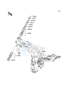 Z750 ZR750J6F FR GB XX (EU ME A(FRICA) drawing Frame