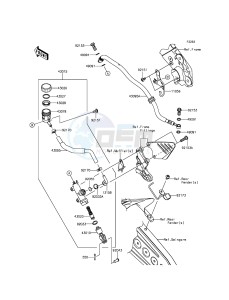 NINJA_ZX-6R ZX636EFFA FR GB XX (EU ME A(FRICA) drawing Rear Master Cylinder