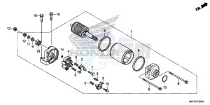 CBR1000S2 2ED - (2ED) drawing STARTER MOTOR