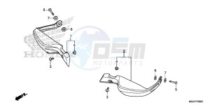 VFR1200XF CrossTourer - VFR1200X 2ED - (2ED) drawing KNUCKLE GUARD