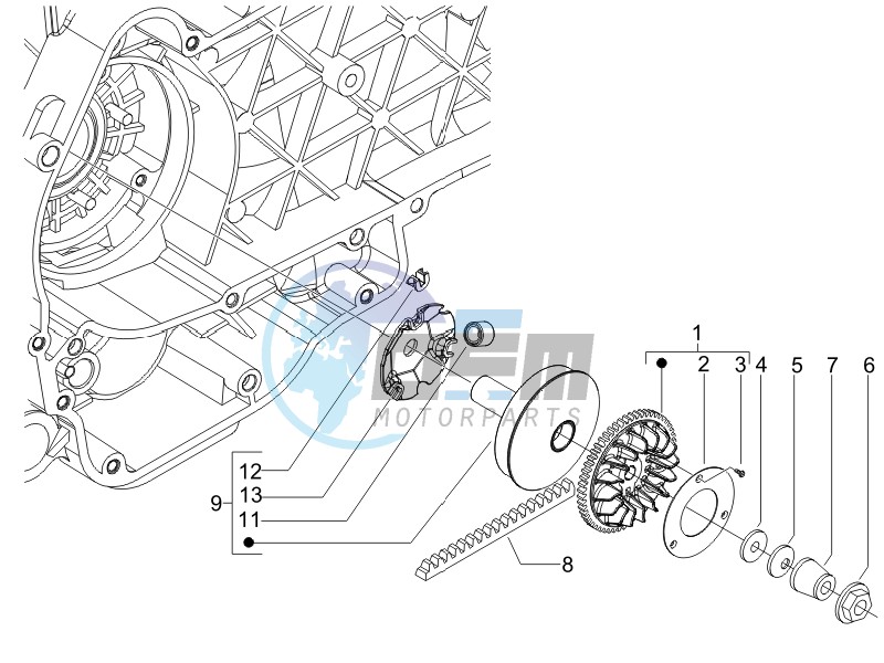 Driving pulley