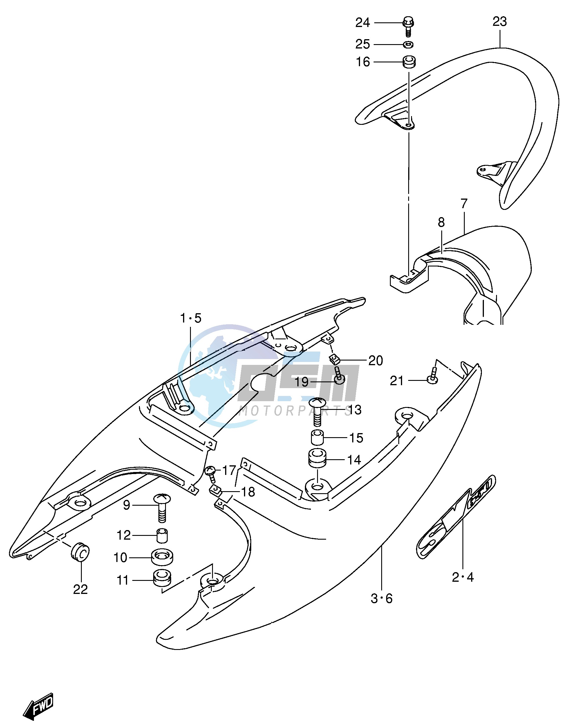 SEAT TAIL COVER (MODEL K1)