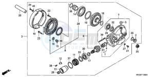 VT750CA9 Australia - (U / ST) drawing FINAL DRIVEN GEAR