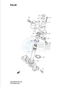 DR125SML 0 drawing STEERING STEM