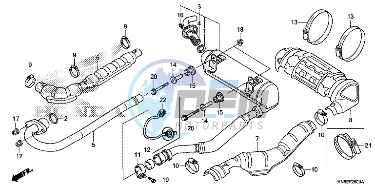 EXHAUST MUFFLER