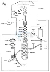 KX 250 D [KX250] (D1) [KX250] drawing SHOCK ABSORBER