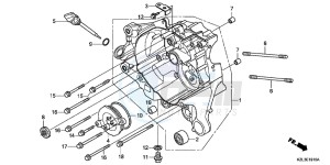 NSC110MPDE NSC110MPDE UK - (E) drawing RIGHT CRANKCASE