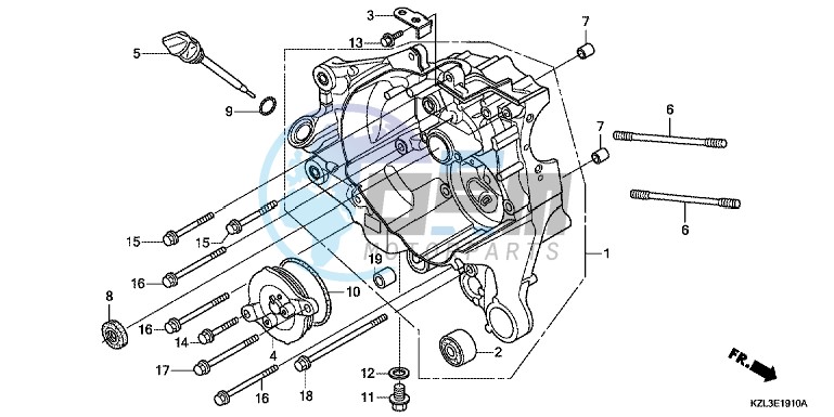 RIGHT CRANKCASE