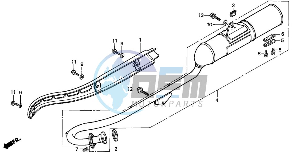 EXHAUST MUFFLER