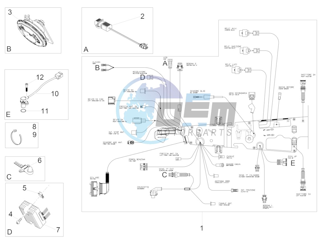 Sistem kelistrikan depan