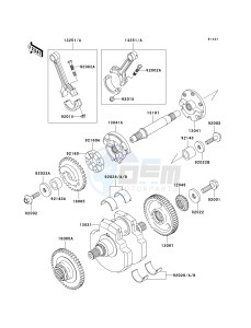 VN 1500 B [VULCAN 88 SE] (B1-B3) N8F drawing CRANKSHAFT