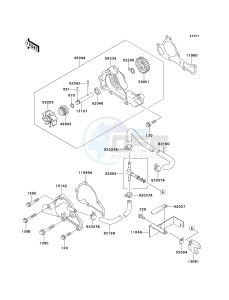 KAF 620 A6 [MULE 2510 4X4] (A6) [MULE 2510 4X4] drawing WATER PUMP