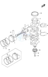 DF 150A drawing Crankshaft