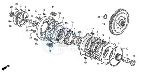 CRF50F drawing CLUTCH