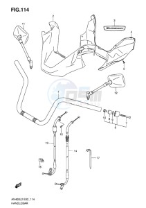 AN400 ABS BURGMAN EU drawing HANDLEBAR