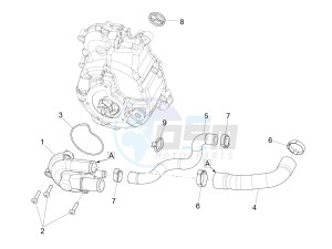 GTS 300 ie Super USA drawing Cooler pump