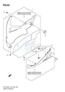 GSX-R600 (E3) drawing UNDER COWLING